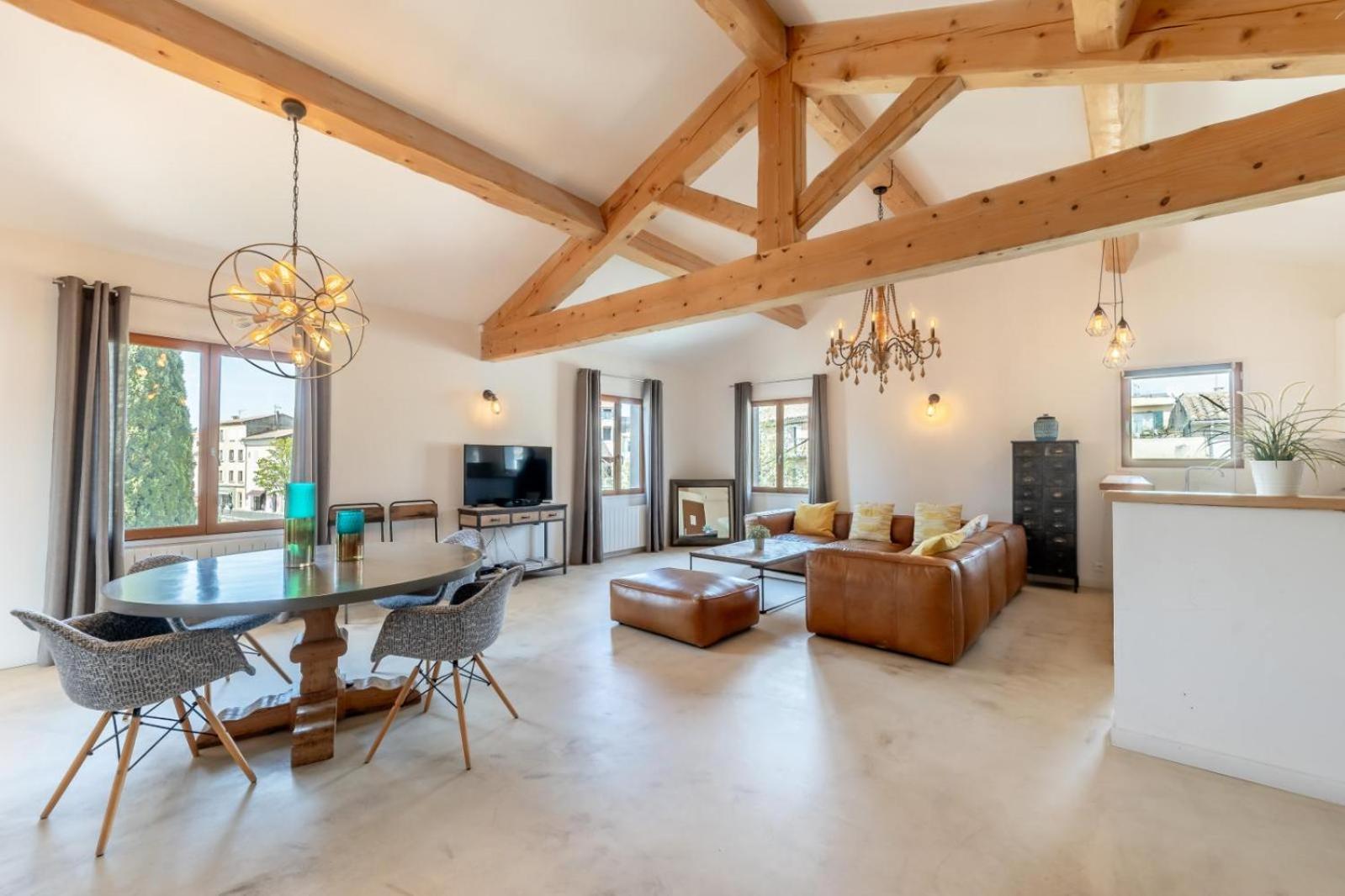 Olive- Vaste Appartement Donnant Sur La Sorgue L'Isle-sur-la-Sorgue Luaran gambar